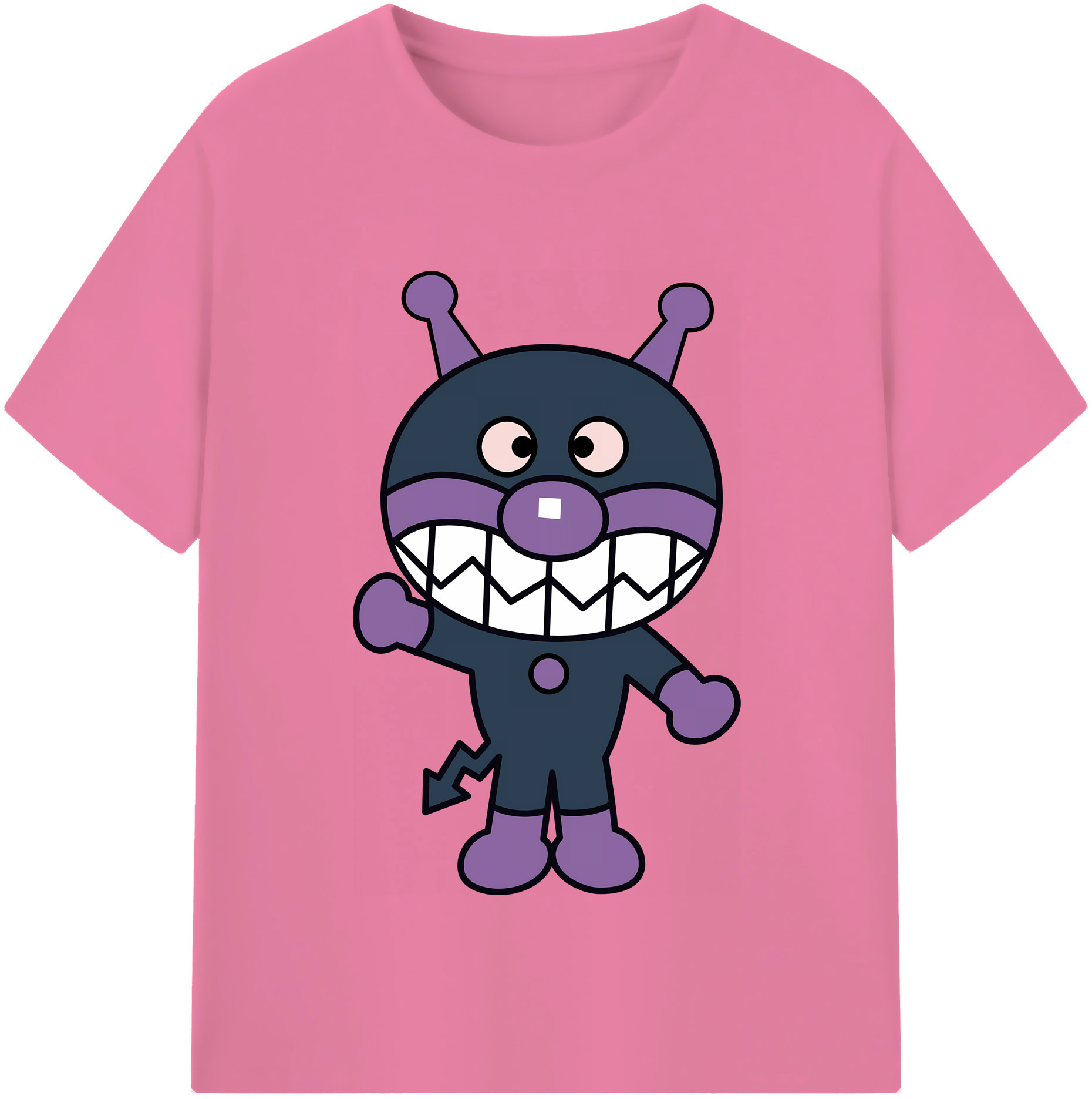 （画像用） アンパンマン Anpanman 綿100％半袖Tシャツ（フロントプリント）